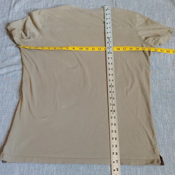 Kuhl Wildfibre T-Shirt Size Medium Beige Organic Cotton Crewneck - Picture 5 of 9